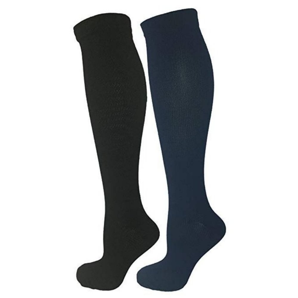 Black & Blue 2 Pair Large/X-Large Ladies Compressi
